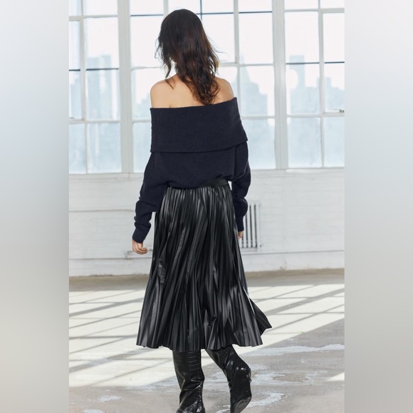 Pleated Midi Skirt ZW collection - Brand new - Picture 4 of 4
